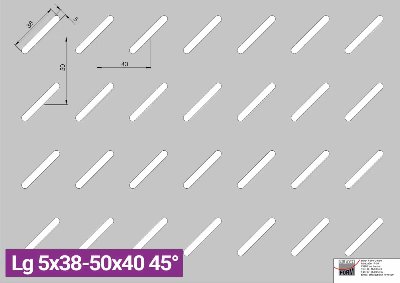 Lg 5x38-50x40 45°