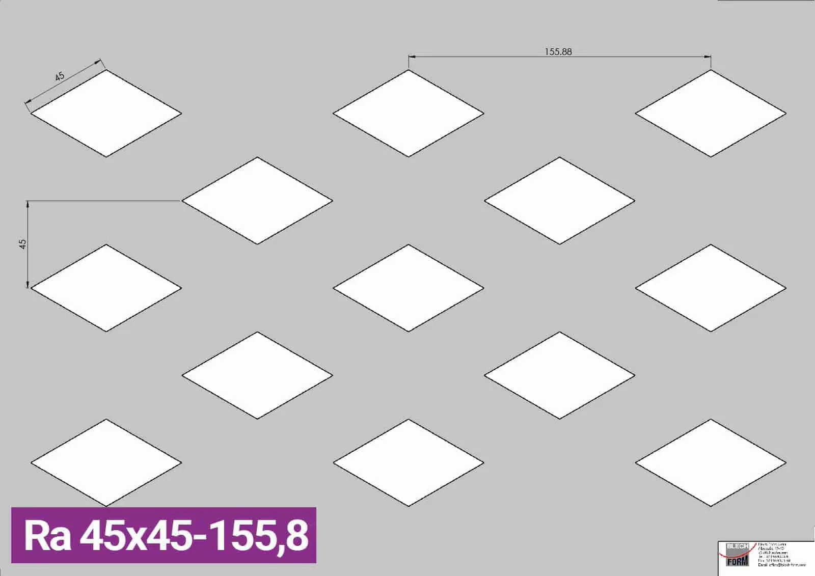 RA 45x45