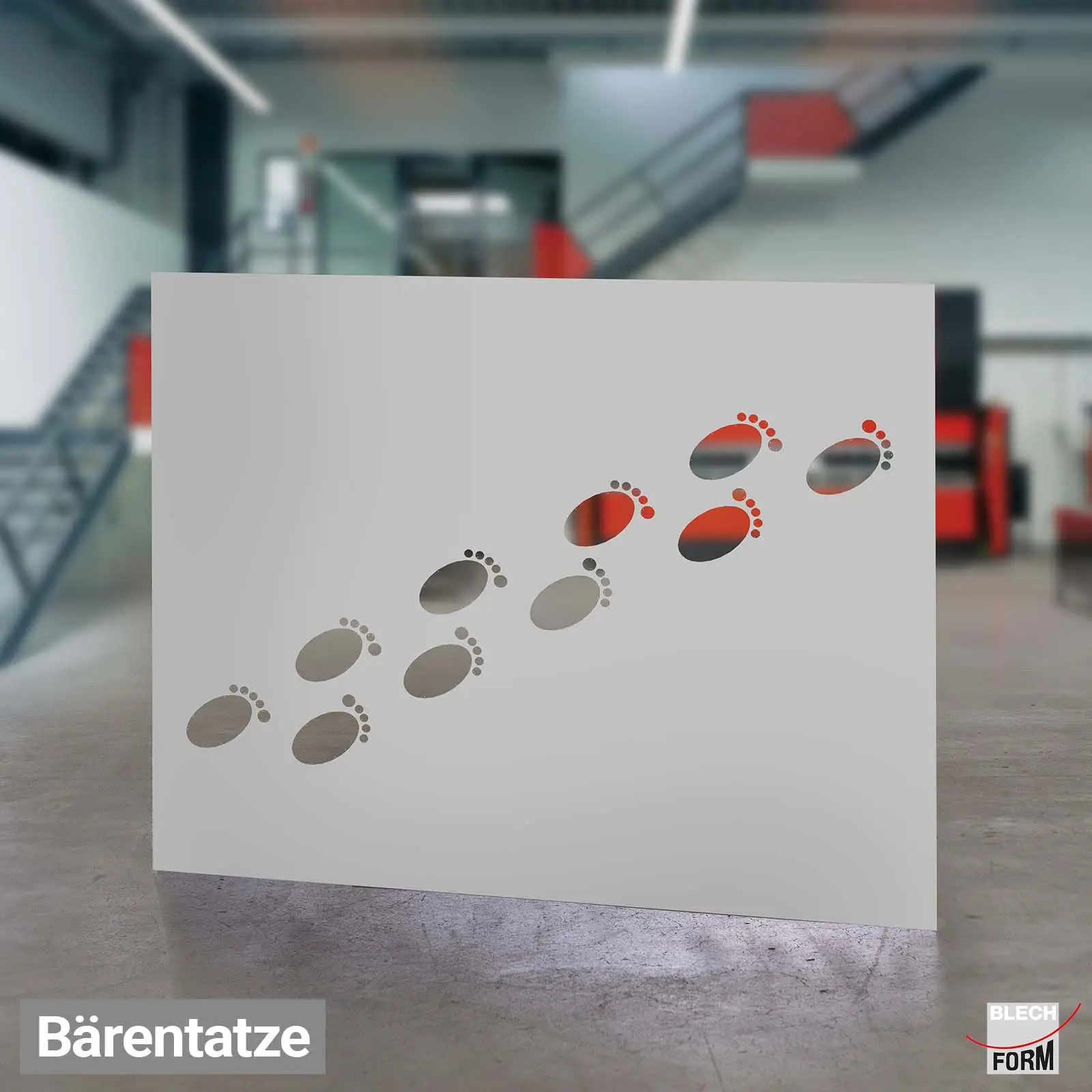 Blech-form - Produktvorschlag Bärentatze