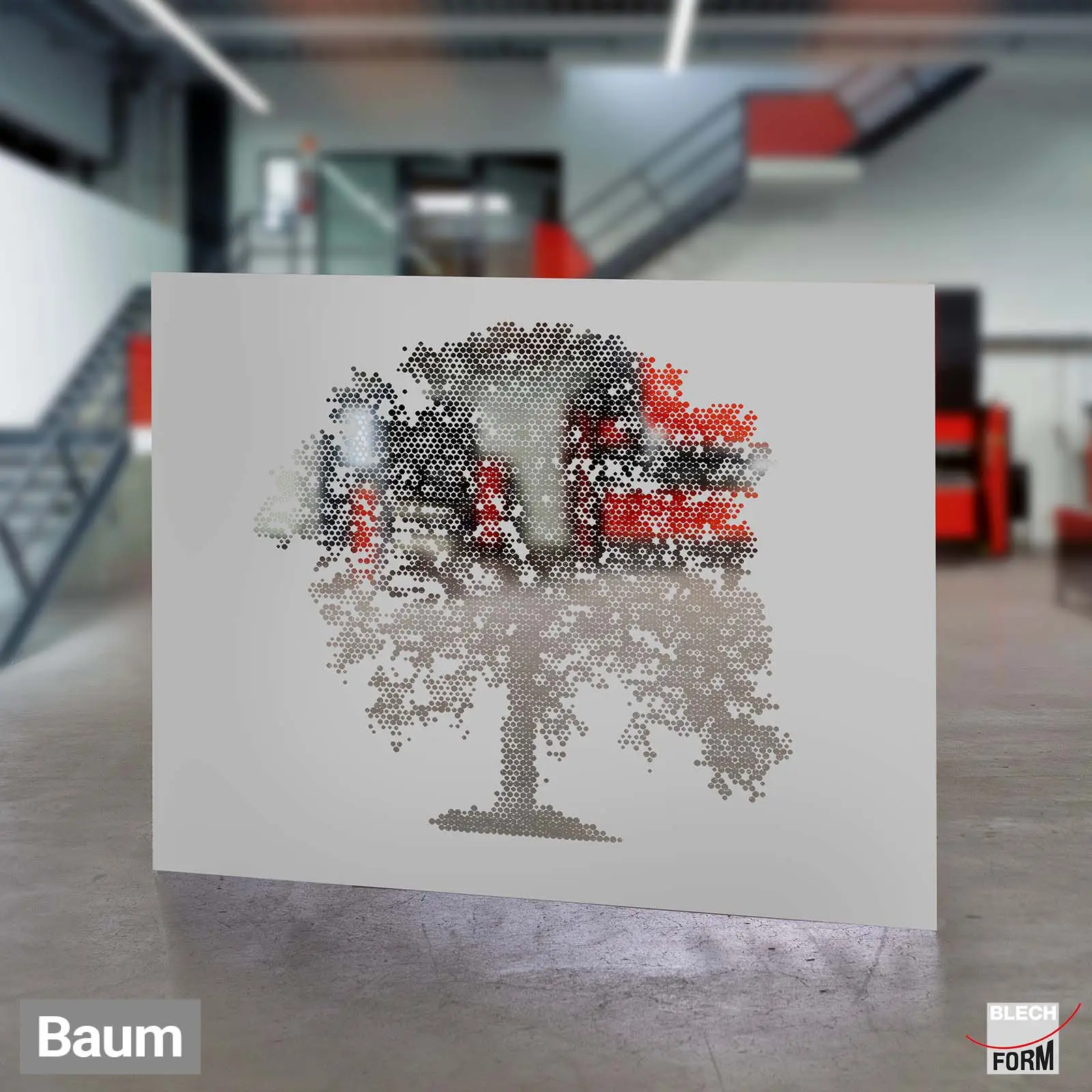 Blech-form - Produktvorschlag Baum