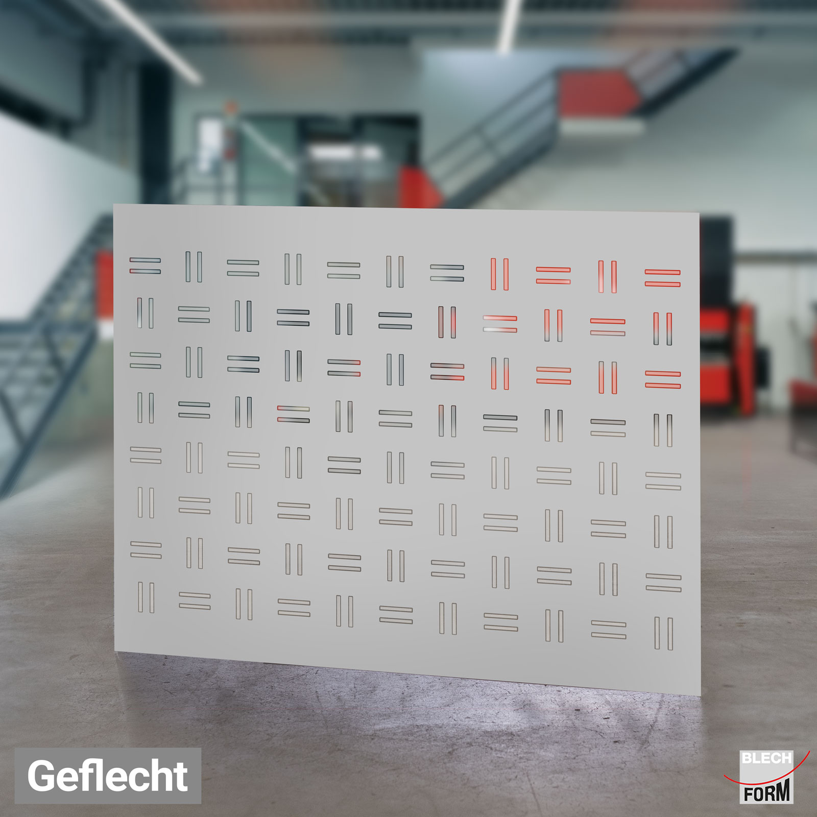 Blech-Form-Vorschlag-Geflecht