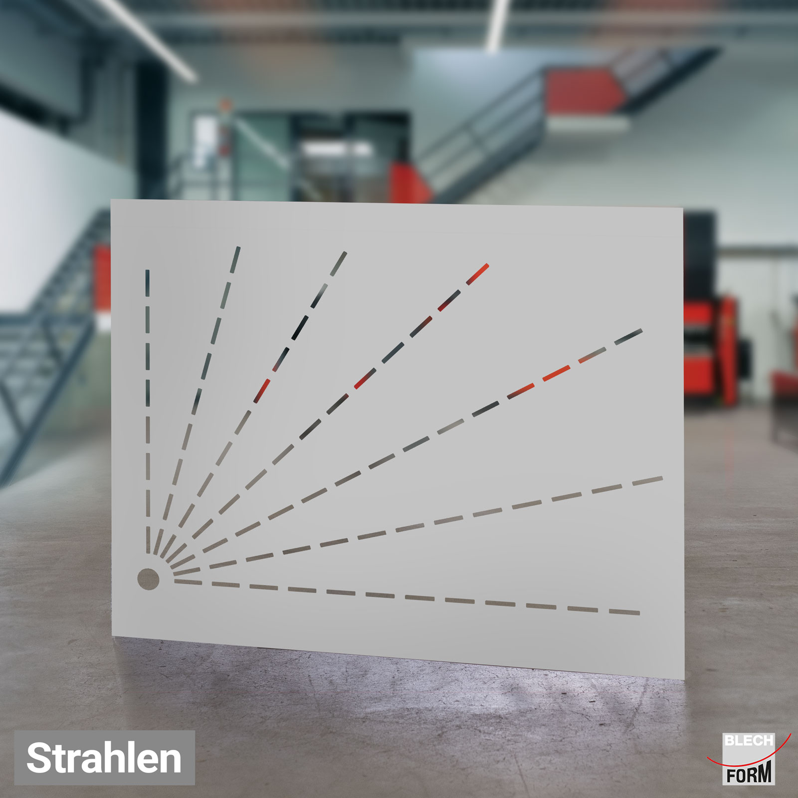 Blech-Form-Vorschlag-Strahlen