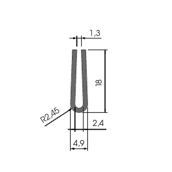 Einfassprofile von blech-form.com – Perfektion in jedem Detail. Einfassprofil U-Profil 1,3
